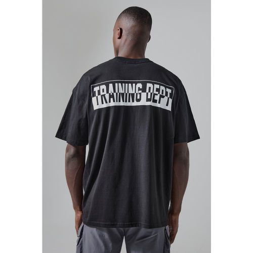 T-shirt oversize imprimé - Active - L - Boohooman - Modalova