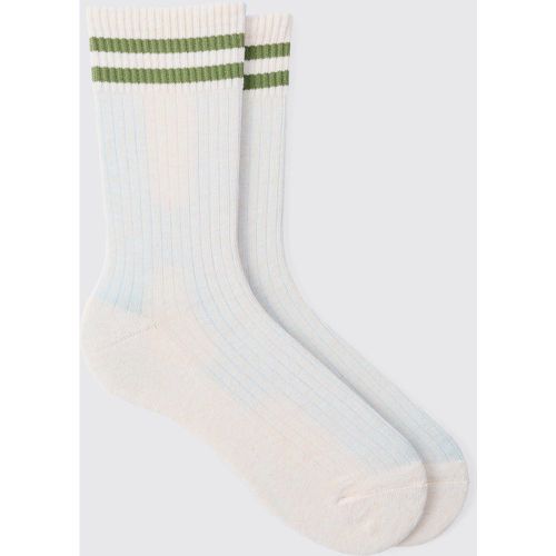 Waffle Stripe Socks - Boohooman - Modalova