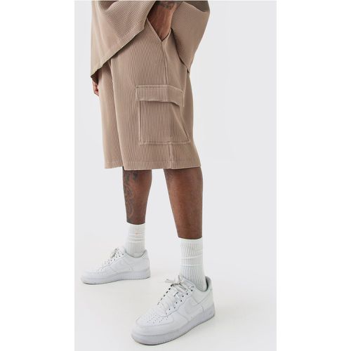 Grande taille - Short cargo plissé - XXL - Boohooman - Modalova