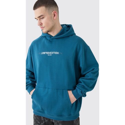 Tall - Sweat à capuche oversize basique homme - L - Boohooman - Modalova