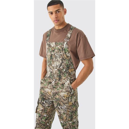 Salopette cargo large à imprimé camouflage - 28 - Boohooman - Modalova