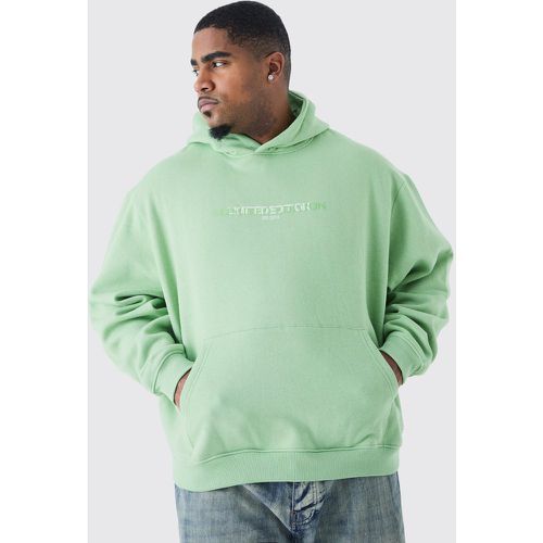 Grande taille - Sweat à capuche oversize limité homme - XXL - Boohooman - Modalova