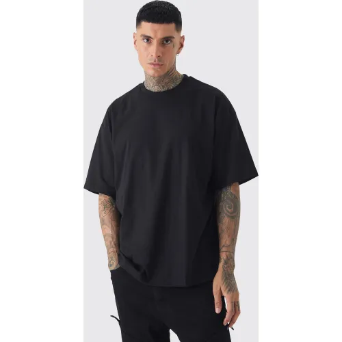 Tall - Lot de 2 t-shirts oversize - S - Boohooman - Modalova