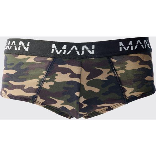 Bas de maillot à imprimé camouflage - XS - Boohooman - Modalova