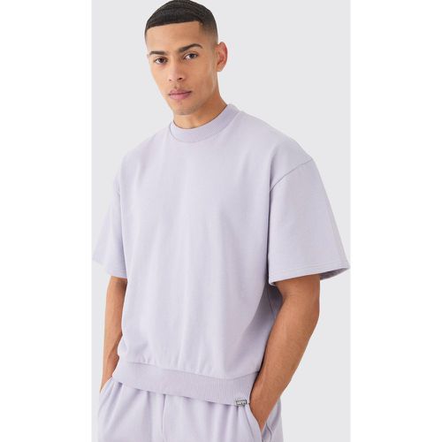 Sweat oversize épais à manches courtes homme - M - Boohooman - Modalova