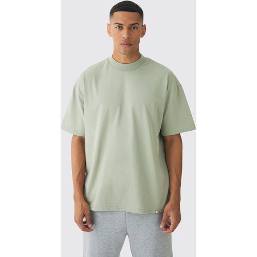 T-shirt oversize à col montant - S - Boohooman - Modalova