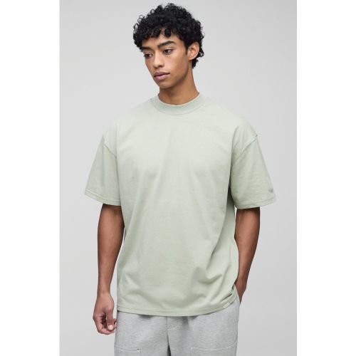 T-shirt oversize à col montant - XS - Boohooman - Modalova