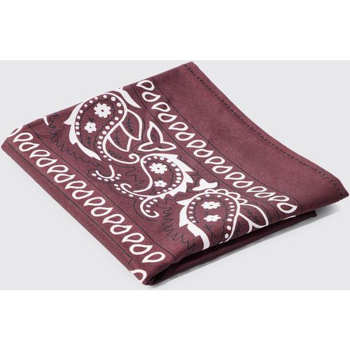 Bandana à imprimé cachemire - ONE SIZE - Boohooman - Modalova