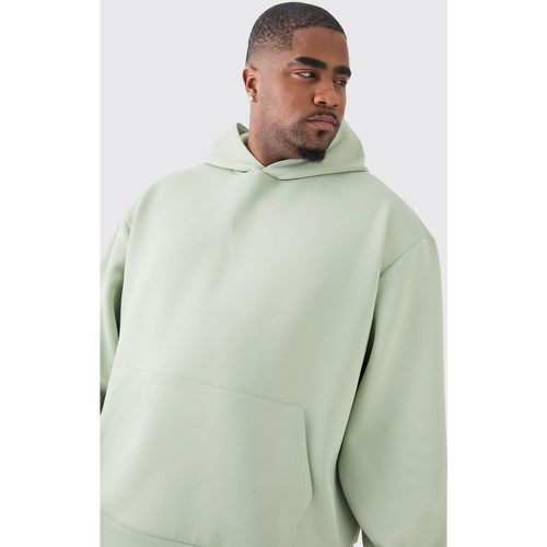 Grande taille - Sweat à capuche oversize à imprimé néoprène homme - XXXL - Boohooman - Modalova