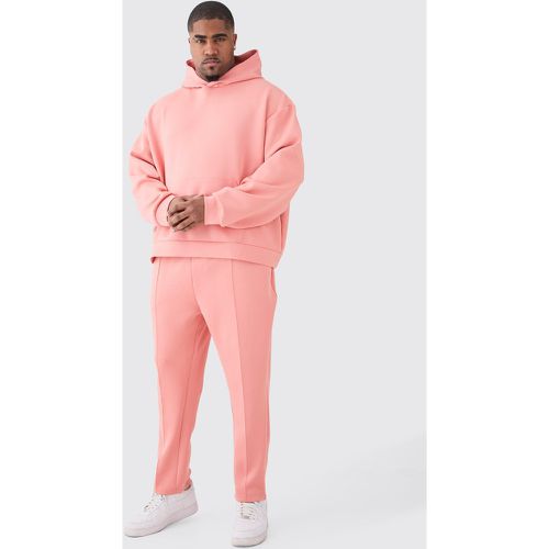 Grande taille - Survêtement oversize avec sweat à capuche - XXL - Boohooman - Modalova