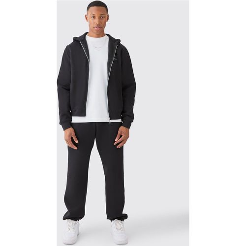 Survêtement oversize zippé - MAN - S - Boohooman - Modalova