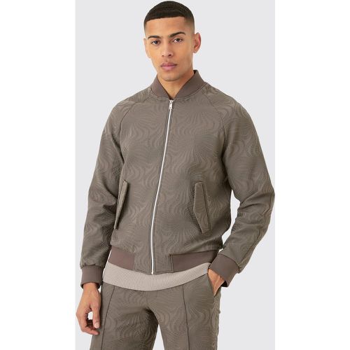 Bomber de costume texturé - M - Boohooman - Modalova