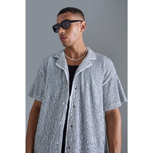 Chemise oversize plissée - L - Boohooman - Modalova