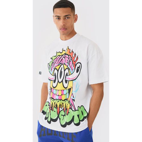 T-shirt oversize imprimé - L - Boohooman - Modalova