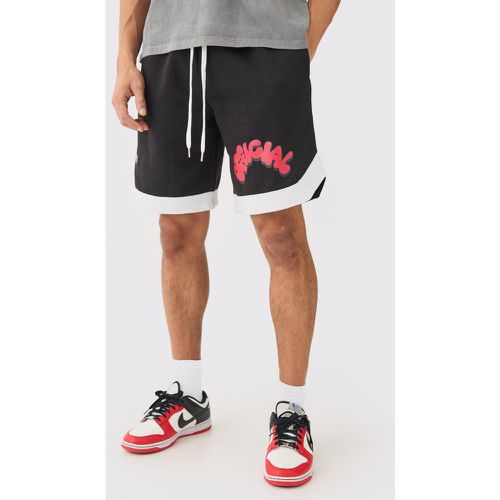 Short de basket à lacets - Official - S - Boohooman - Modalova