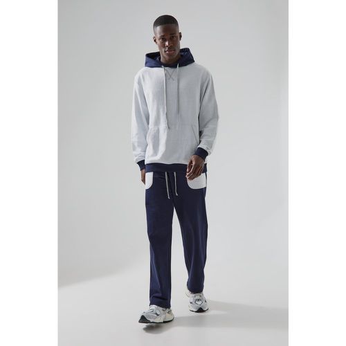 Survêtement color block - MAN Active - L - Boohooman - Modalova