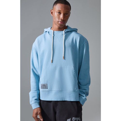 Sweat à capuche oversize délavé - MAN Active - S - Boohooman - Modalova