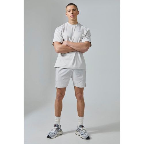 Man Active T-shirt & Camo Short Set - Boohooman - Modalova