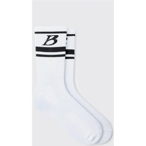 Pack B Varsity Sports Stripe Socks - Boohooman - Modalova