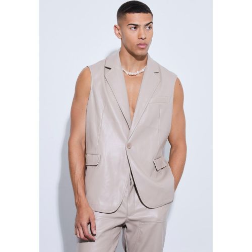 Veste de costume sans manches - 38 - Boohooman - Modalova