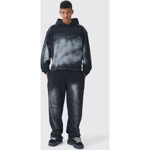 Tall - Survêtement oversize délavé - S - Boohooman - Modalova