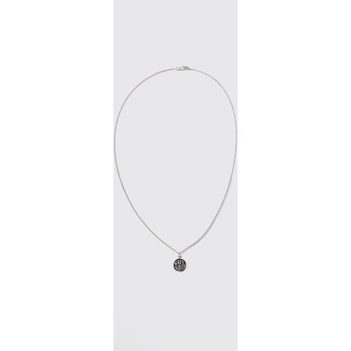 Collier long à pendentif - ONE SIZE - Boohooman - Modalova