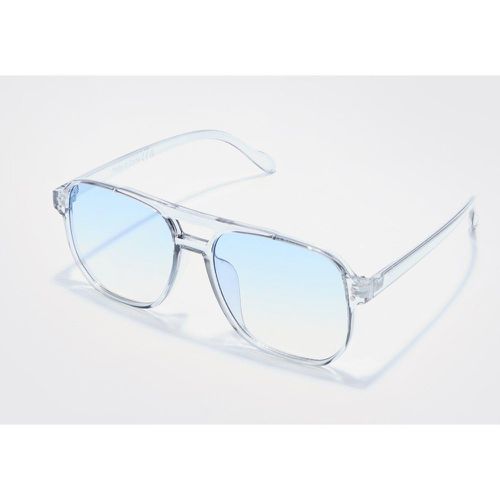 Lunettes de soleil rétro en plastique - ONE SIZE - Boohooman - Modalova