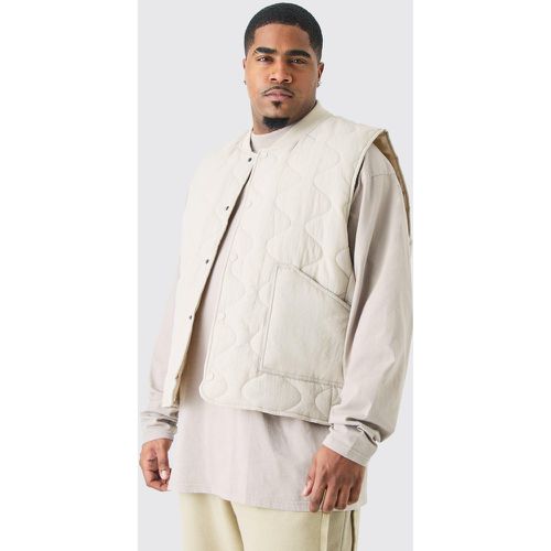 Grande taille - Veste matelassée sans manches - XXXL - Boohooman - Modalova