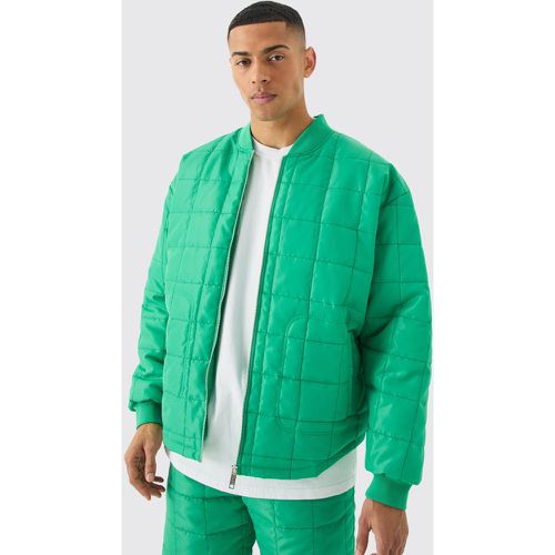 Bomber oversize matelassé - L - Boohooman - Modalova