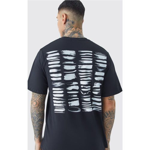 Tall - T-shirt oversize à imprimé abstrait - Boohooman - Modalova