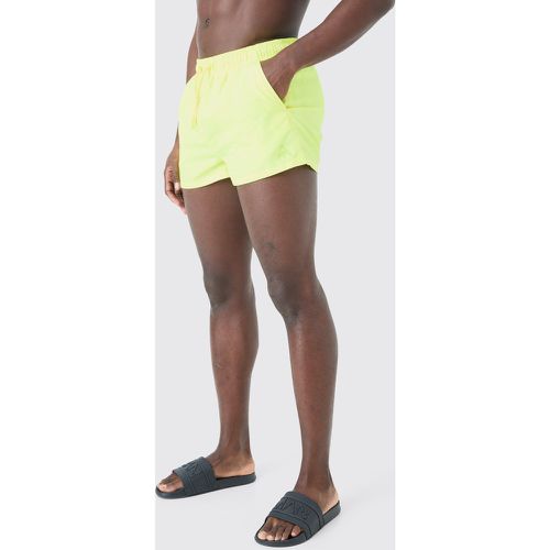 Short de bain super court uni - M - Boohooman - Modalova