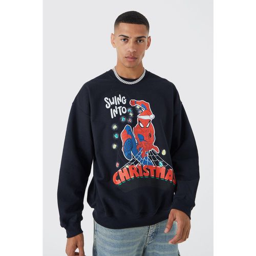 Sweat oversize à imprimé Spiderman - S - Boohooman - Modalova