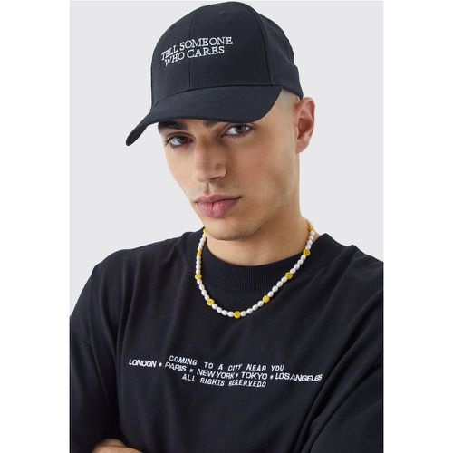 Casquette brodée - ONE SIZE - Boohooman - Modalova