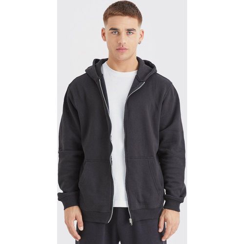 Sweat à capuche oversize zippé - Boohooman - Modalova