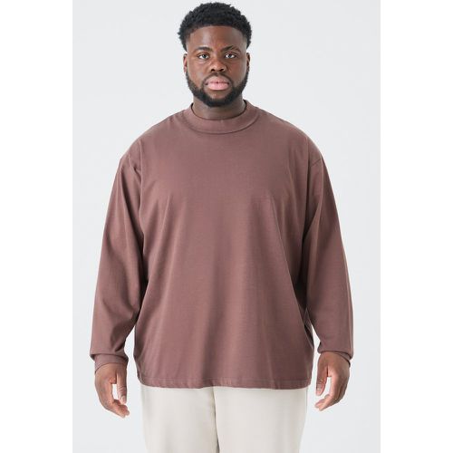 Grande taille - T-shirt oversize à col contrastant - XXL - Boohooman - Modalova