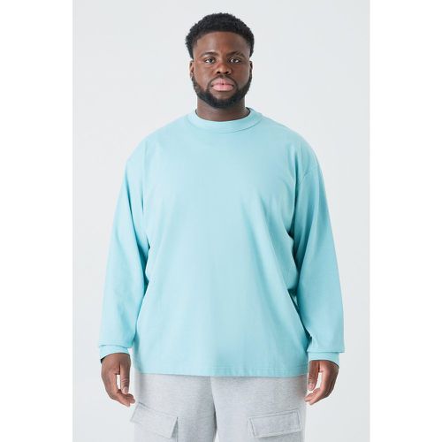 Grande taille - T-shirt oversize à col contrastant - XXXXL - Boohooman - Modalova