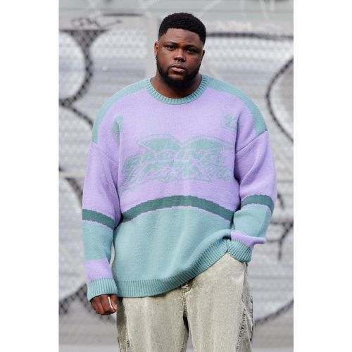 Grande taille - Pull oversize à épaules tombantes - XXXL - Boohooman - Modalova