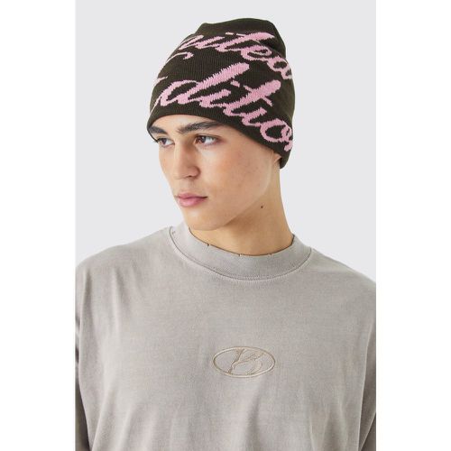 Bonnet imprimé - Limited Edition - Boohooman - Modalova