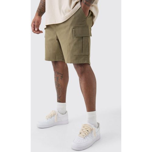 Grande taille - Short cargo à taille élastiquée - XXXL - Boohooman - Modalova