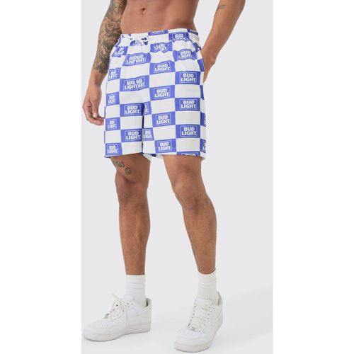 Short de bain mi-long imprimé - L - Boohooman - Modalova