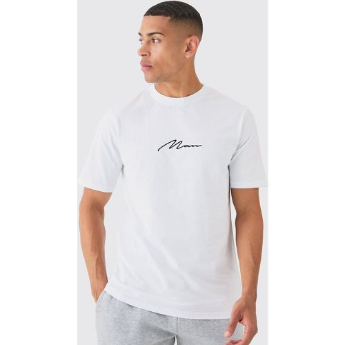 T-shirt MAN brodé - L - Boohooman - Modalova