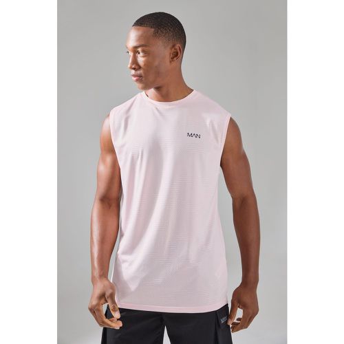 Débardeur à imprimé géométrique - MAN Active - XL - Boohooman - Modalova