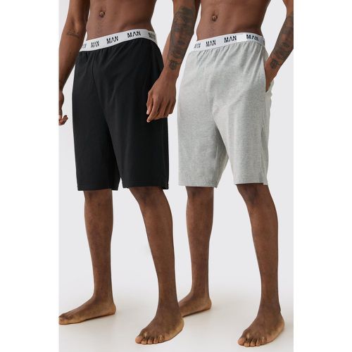 Tall - Lot de 2 shorts confort - MAN - M - Boohooman - Modalova