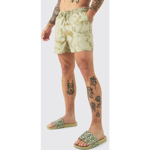 Short de bain court à imprimé camouflage - L - Boohooman - Modalova