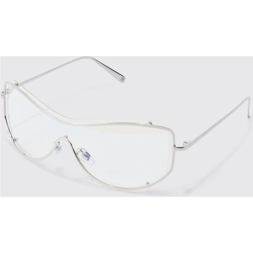 Lunettes de soleil transparentes ées - ONE SIZE - Boohooman - Modalova