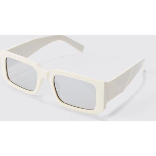 Lunettes de soleil rectangulaires épaisses - ONE SIZE - Boohooman - Modalova