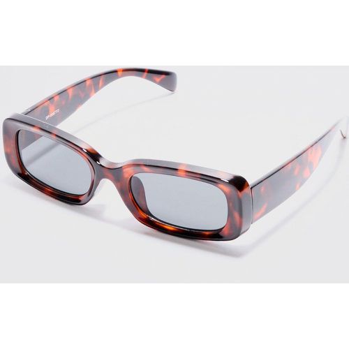 Lunettes de soleil épaisses écaille de tortue - ONE SIZE - Boohooman - Modalova