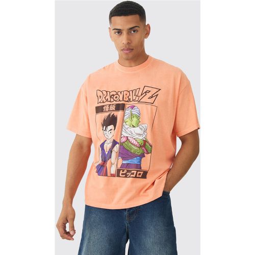 T-shirt oversize imprimé Dragon Ball Z - XS - Boohooman - Modalova