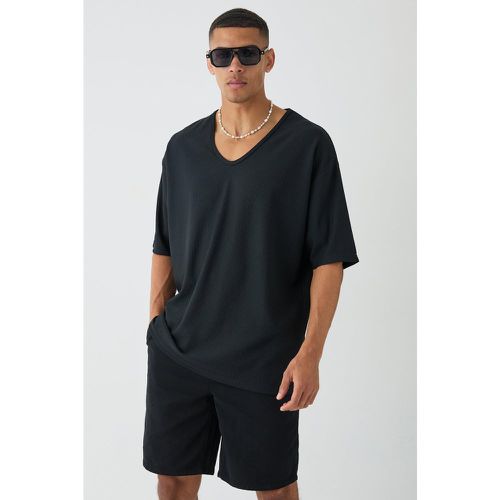 T-shirt oversize à col rond - S - Boohooman - Modalova