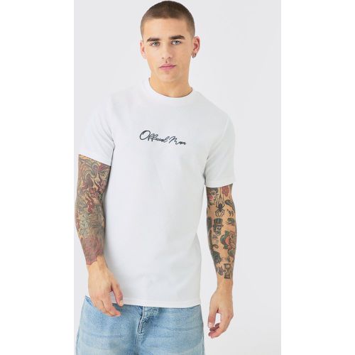 T-shirt cintré habillé - S - Boohooman - Modalova